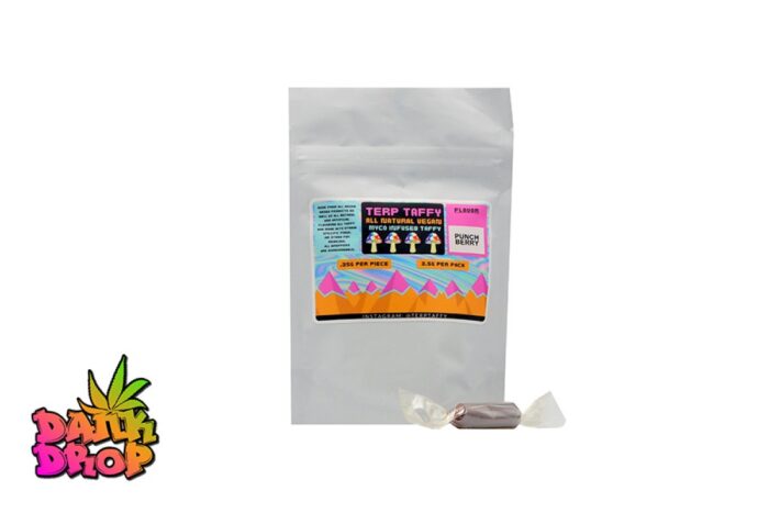 Terp Taffy - Myco Infused Taffy - Punch Berry (3500MG) - 10PK