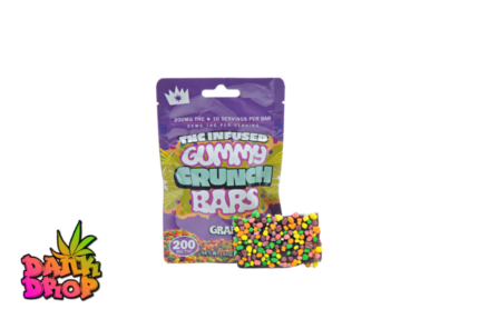 Crunch Bar Gummy - Grape (200MG)