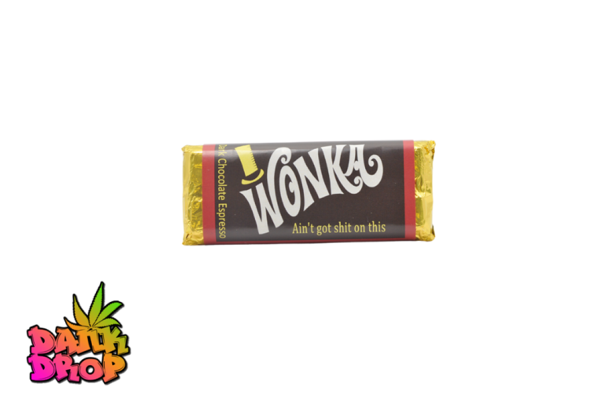 Wonka - (4000MG) Magic Mushroom Chocolate Bar - Dark Chocolate Espresso -  Dank Drop