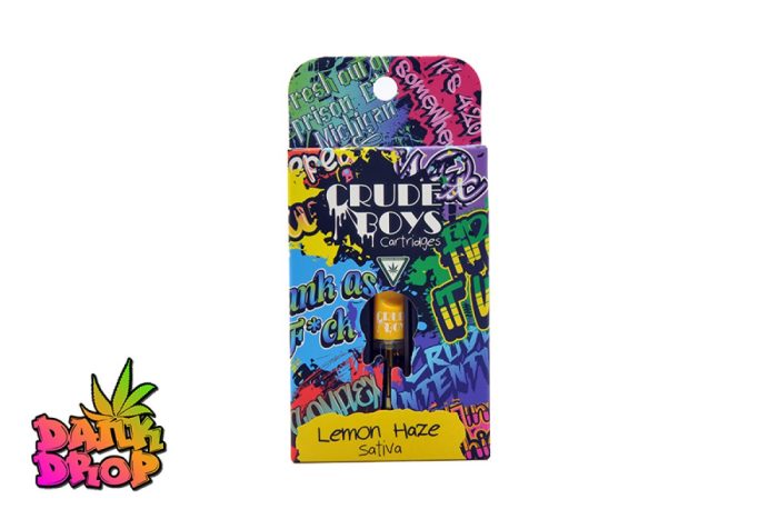 Crude Boys - 1G 510 Thread Vape Cart - Lemon Haze