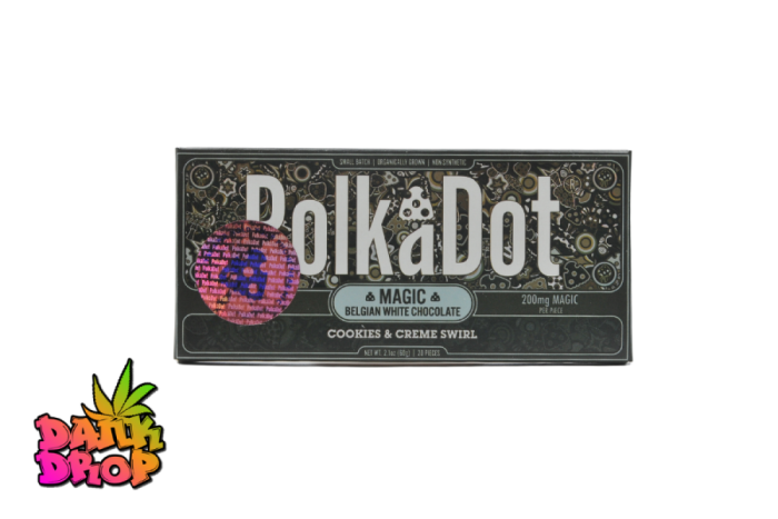 PolkaDot - Magic Belgian Chocolate Bar - Cookies & Cream Swirl (4000MG)