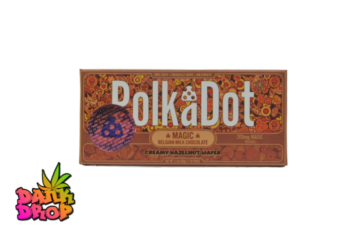 PolkaDot - Magic Belgian Chocolate Bar - Creamy Hazelnut Wafer (4000MG)